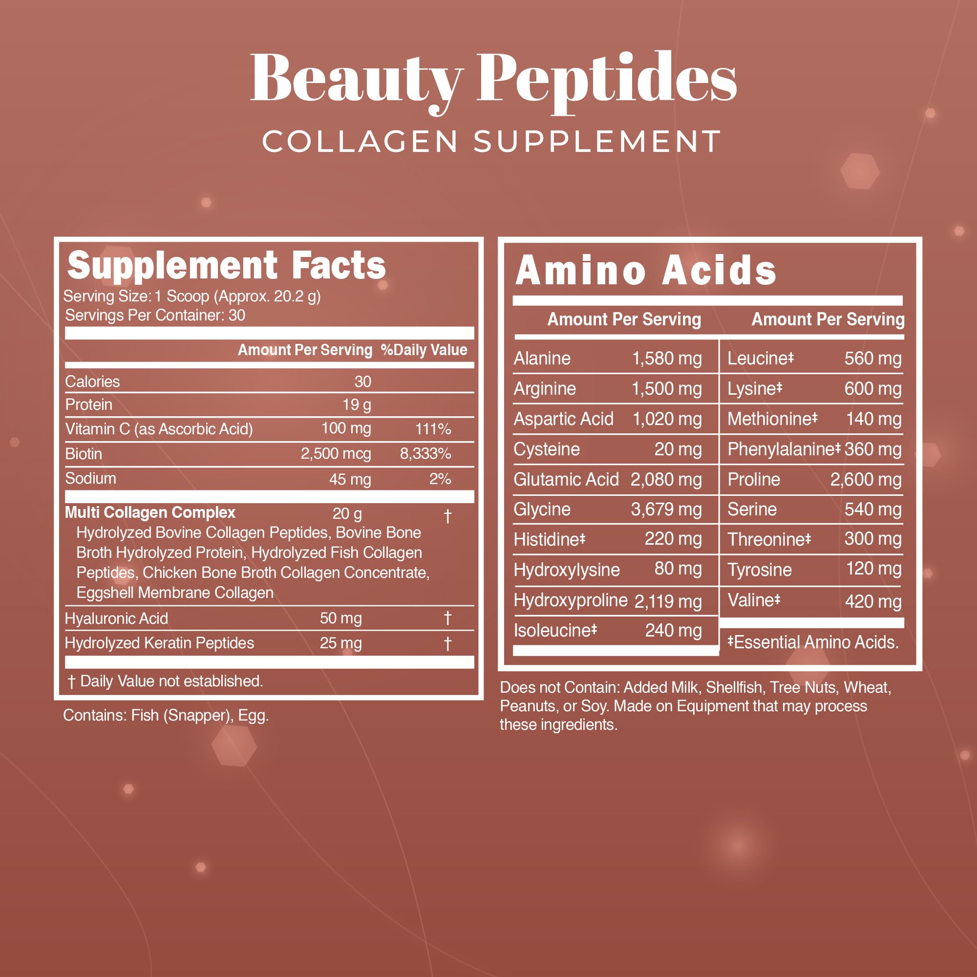 Beauty Peptides - Collagen Supplement